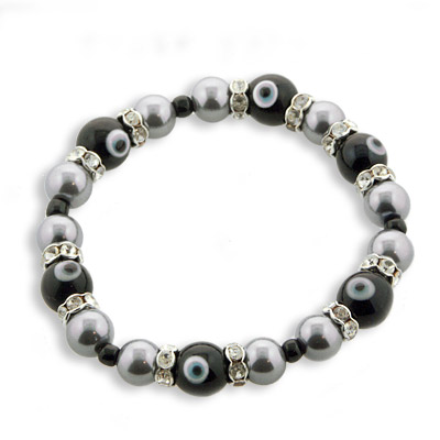 Black and Taupe Elegant Bracelet