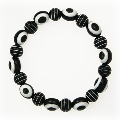 Black & White Acrylic Fashion Bracelet