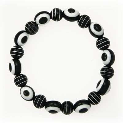 Black & White Acrylic Fashion Bracelet