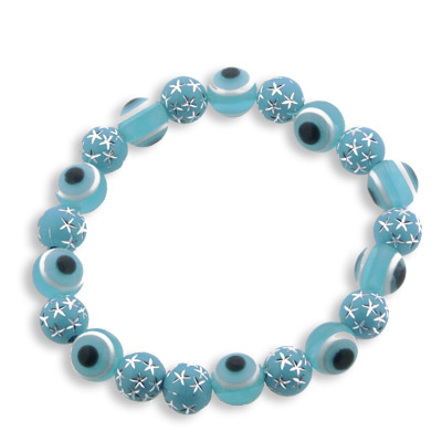 Blue Eyes and Speckled Bracelet