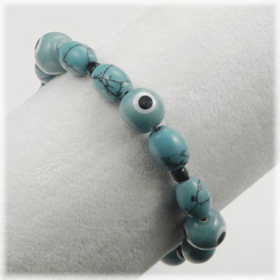 Silver/Black Fashion  Bracelet