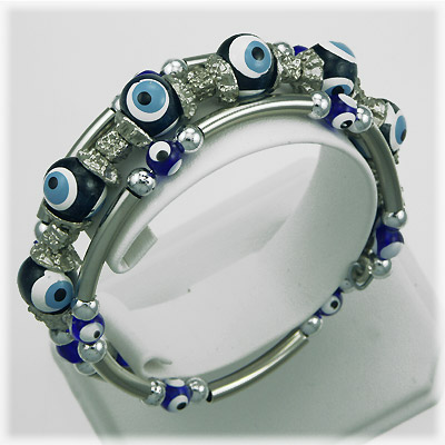 Evil Eye Bracelet-Triple Row