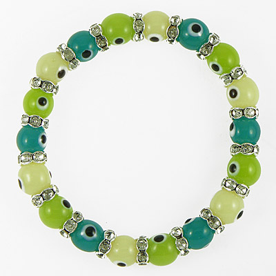 Bracelet with Rhinestone Rondelle
