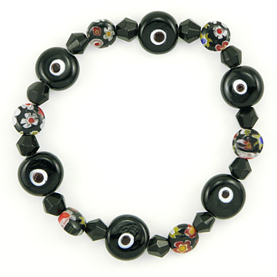 Bracelet with Millefiori Glass