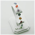 Silver Multi Color Evil Eye Bracelet