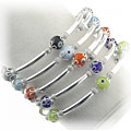 Evil Eye Bracelet on Memory Wire