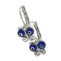 Evil Eye Earring w/Crystals