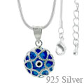 Silver Evil Eye Necklace
