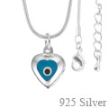 Silver Evil Eye Necklace
